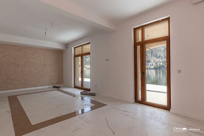 A luxurious three-story villa on the first sea line in  Kotor