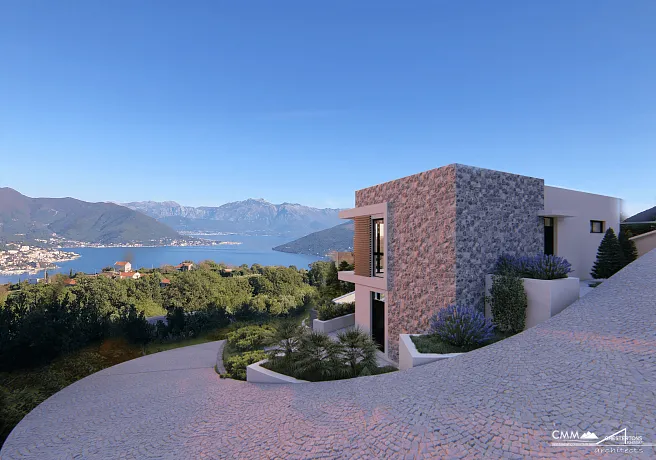 A new complex of villas near Herceg Novi