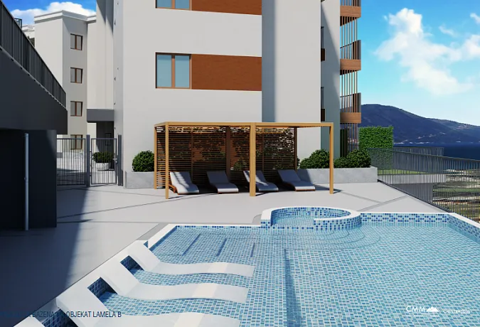 Apartments in a new complex in Tivat