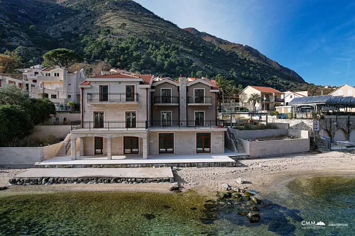 A luxurious three-story villa on the first sea line in  Kotor