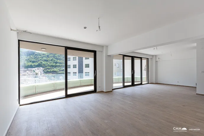 Apartment in Rafailovići, with a total area of 127 m² plus a 13 m² terrace.