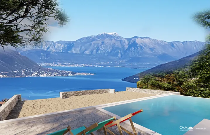 A new complex of villas near Herceg Novi