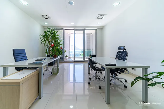 Modern office space in TQ Plaza Budva with sea view