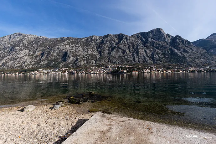 A luxurious three-story villa on the first sea line in  Kotor