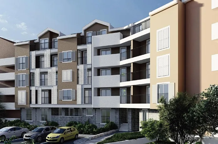 Apartments in a new building in the very Center of Budva