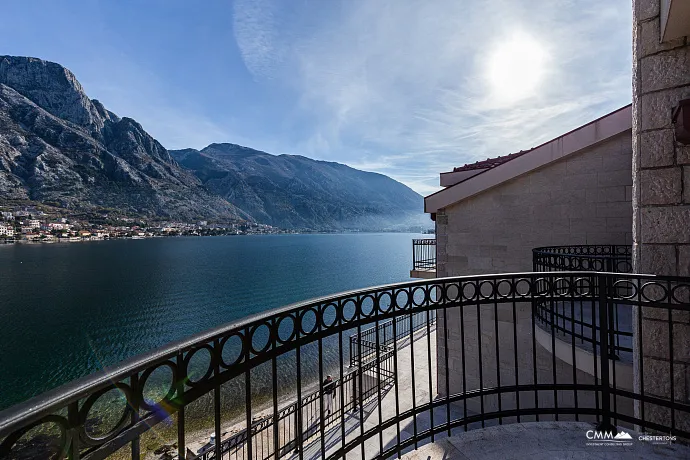 A luxurious three-story villa on the first sea line in  Kotor