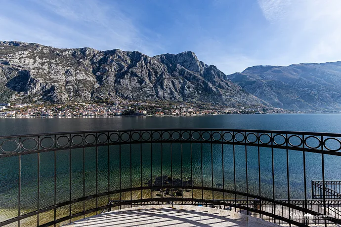 A luxurious three-story villa on the first sea line in  Kotor