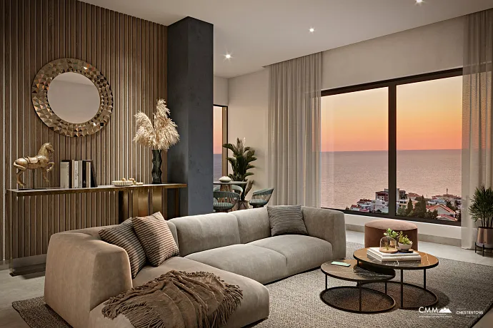 Apartments in Bar with a Pool and Breathtaking Sea View