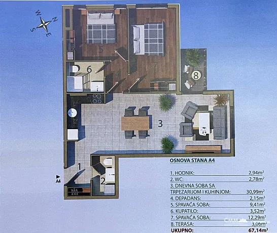 Modern Residential Complex in the Center of Bar