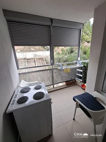 Furnished two-bedroom apartment in Budva