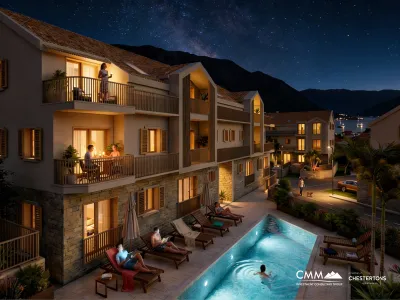 Apartments for sale in Risan in a new complex near the sea