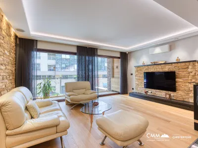 An elegant two-bedroom apartment with an exclusive design in the heart of Budva.