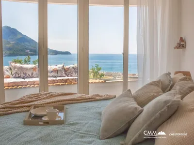 Luxurious Two-Bedroom Apartment with Expansive Terrace in Bečići