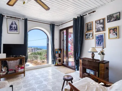 House in Dobra Voda with panoramic sea views