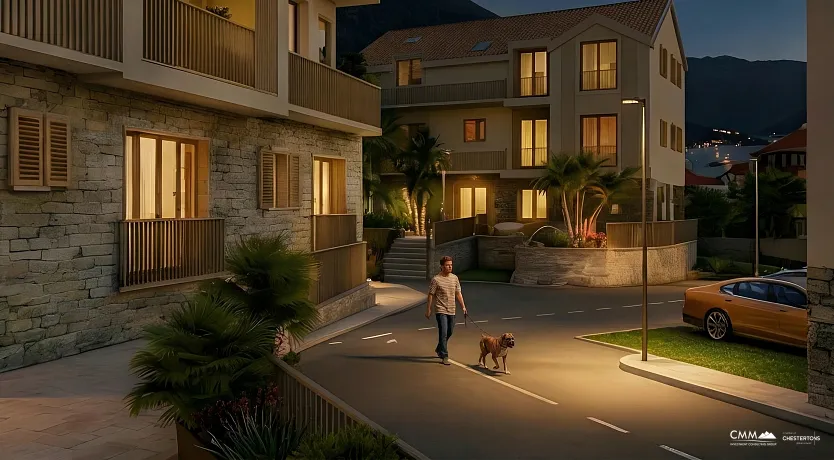 Apartments for sale in Risan in a new complex near the sea