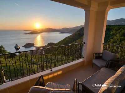 3-Bedroom Apartment, 90 m², Blizikuće — Sea View of Sveti Stefan