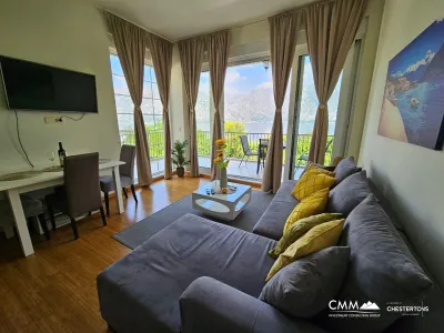 Spacious 1-Bedroom Apartment in Prcanj