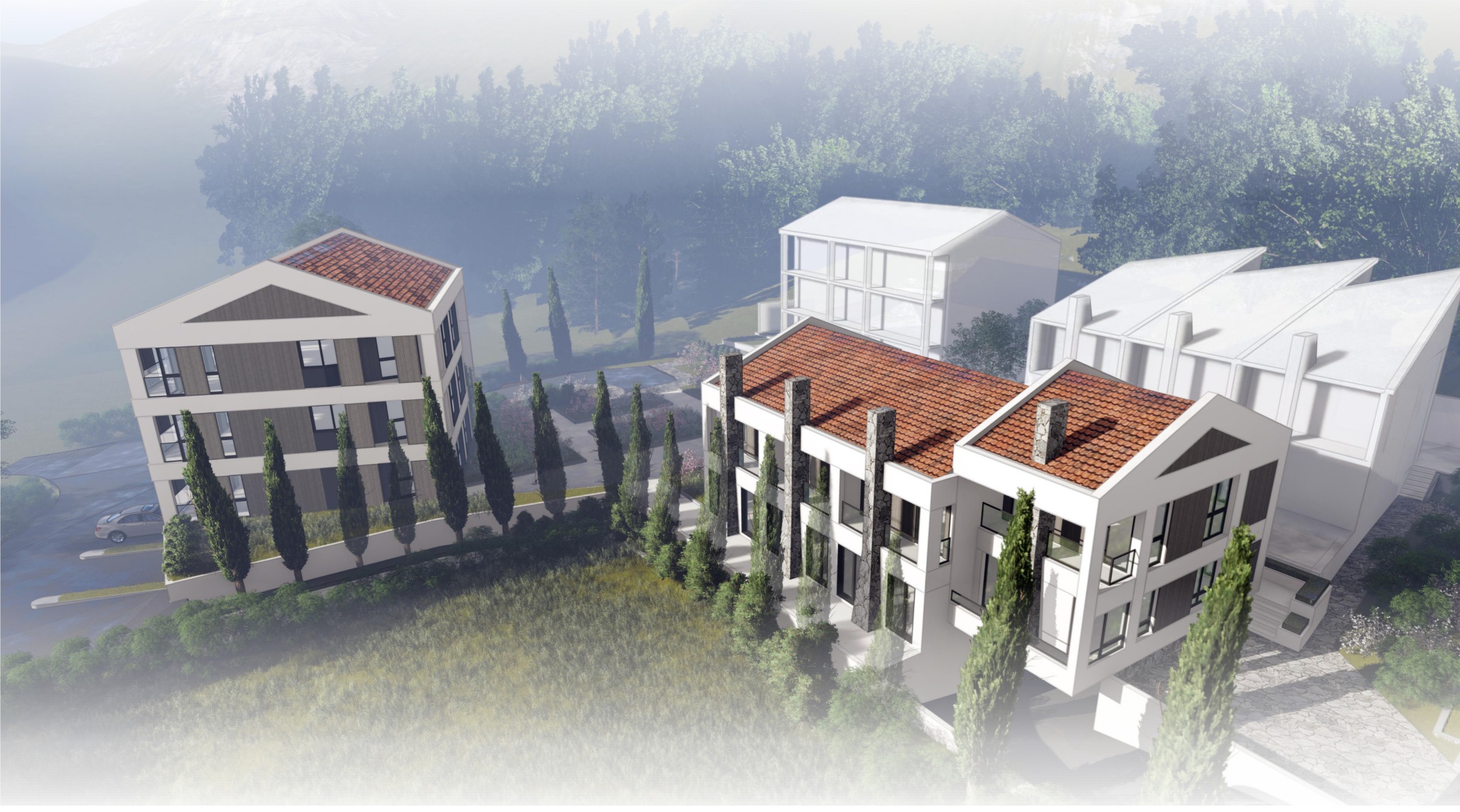 Apartment complex in Donja Lastva
