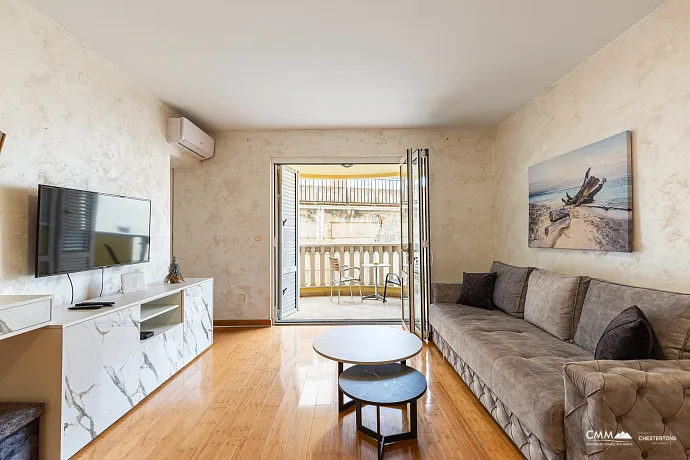 Modern apartment in Pržno, 46 m², near the sea