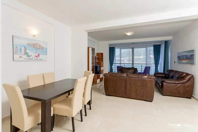 Two-bedroom apartments on the first line with a panoramic view of the Budva Riviera