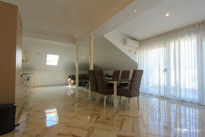 For sale a spacious apartment in Budva with a city view