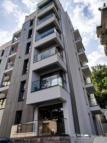 One-Bedroom Apartment with Sea View — Rafailovici