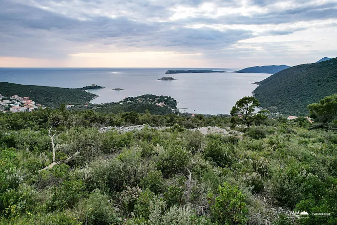 Urbanized land for sale in Žanjice – exclusive location with sea view