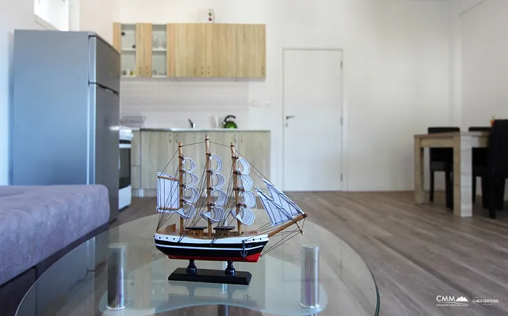 One bedroom apartment in Rafailovići with sea view