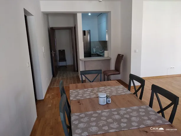 Apartment in the center in a new house with two bedrooms in Budva near the sea