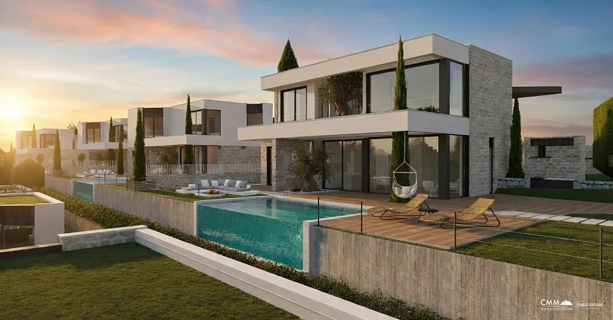 6902 Villas with a swimming pool in a residential complex in a quiet area