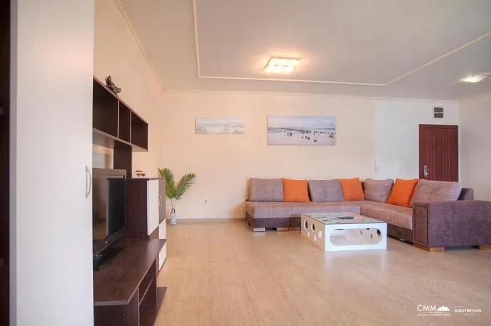 Spacious one-bedroom apartment in Budva with sea view