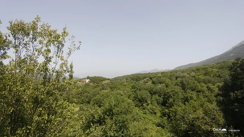 House with a large plot near Kotor