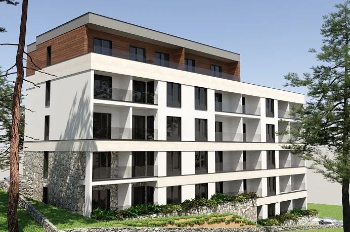 Apartments in a new building in Becici: from one to three bedrooms