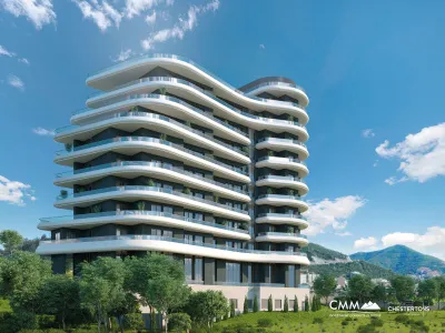 New residental complex on the first line, Becici