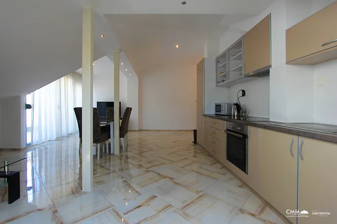 For sale a spacious apartment in Budva with a city view