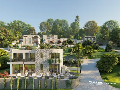 A new complex of villas near Herceg Novi