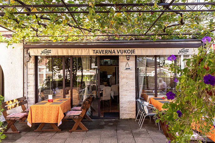 A restaurant in the center of Budva