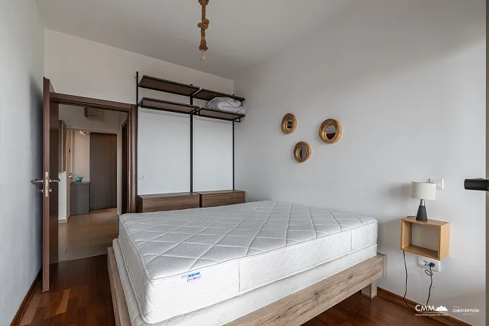 Spacious Apartment with Sea View in Tivat, Mažina Area