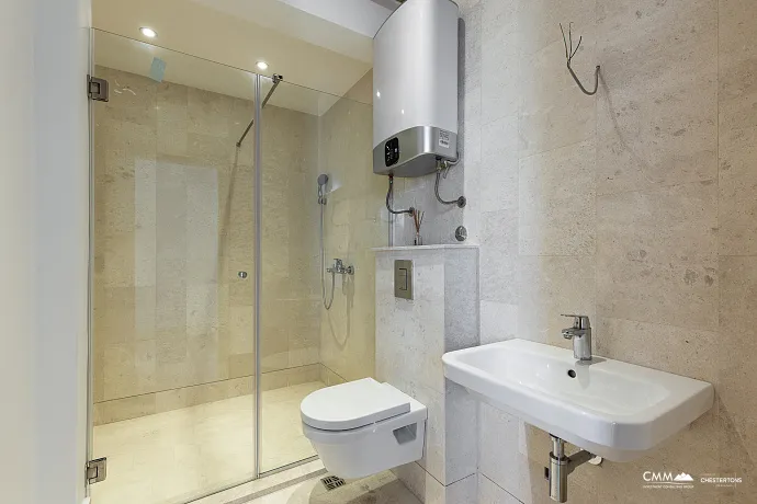 Penthouse in Rafailovici with sea view