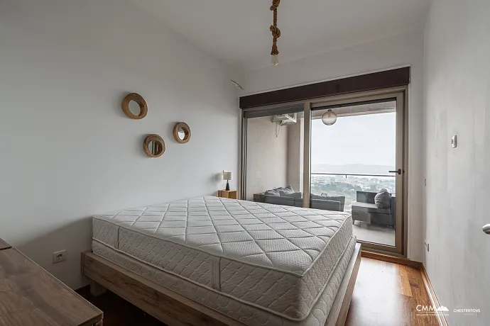 Spacious Apartment with Sea View in Tivat, Mažina Area