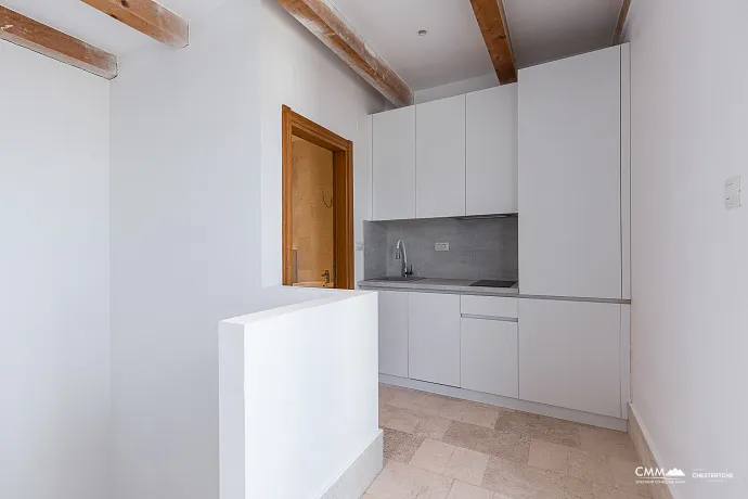 Penthouse in Rafailovici with sea view