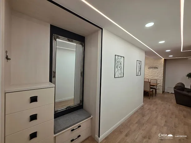 Luxury Three-Bedroom Apartment with Private Sauna 300 m from the Sea – Bečići (107 m²)