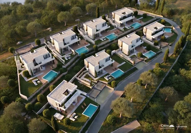 6902 Villas with a swimming pool in a residential complex in a quiet area