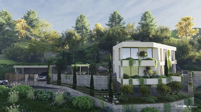 Luxury villa with panoramic views over Porto Montenegro