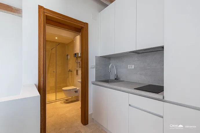 Penthouse in Rafailovici with sea view