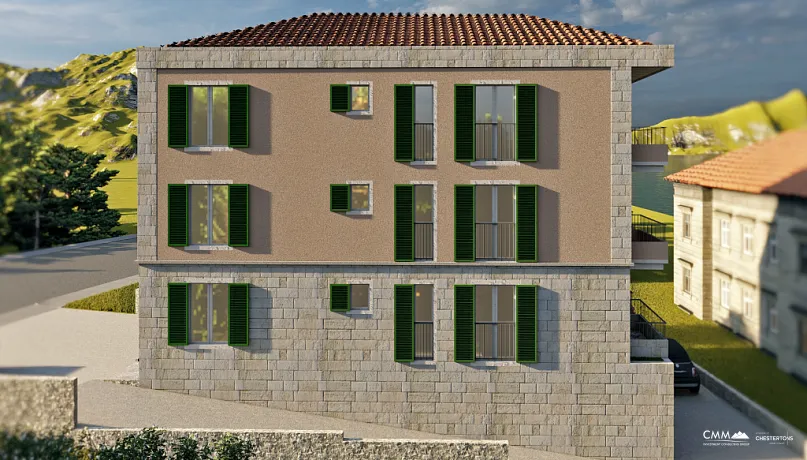 Apartment with one bedroom and sea view in Herceg Novi, Djenovici