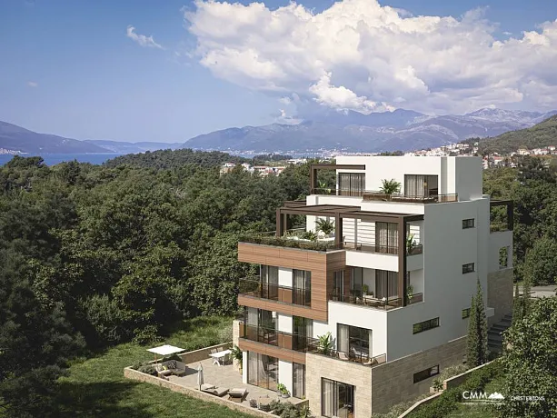 Apartments in a new residential complex with beautiful views