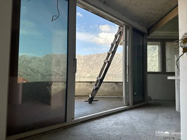 Three-storey house with a view of  the Bay of Kotor