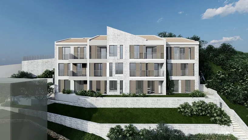 One-bedroom apartment in a new complex in Przno