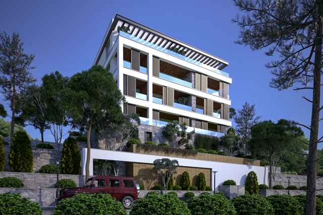 Apartments in Bar with panoramic sea view
